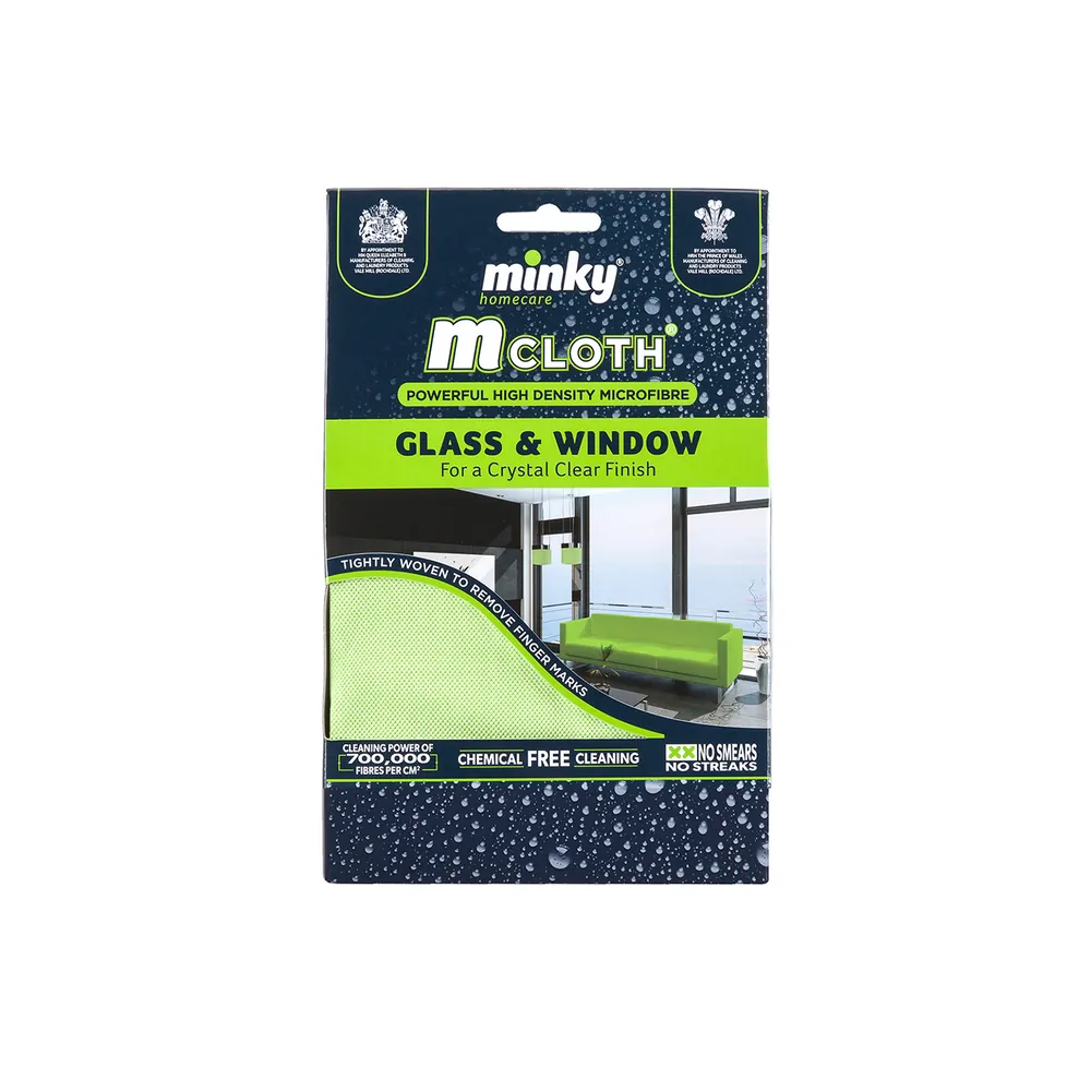 Minky Mcloth glass and window cloth
